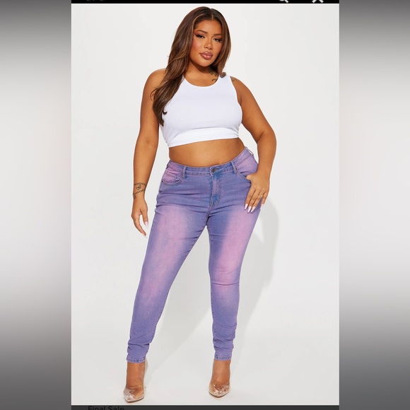 Hampton Tinted High Stretch Skinny Jeans - Picture 2 of 8